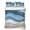 Blue Brown White, variant on Twin Quilt Set 68''x86'', Grey Eucalyptus Lightweight Summer Bedspread Coverlet Set with 2 Pillow Shams, Weeping Botanical Leaf Watercolor Breathable All Season Quilt Bedding for Dorm/Bedroom