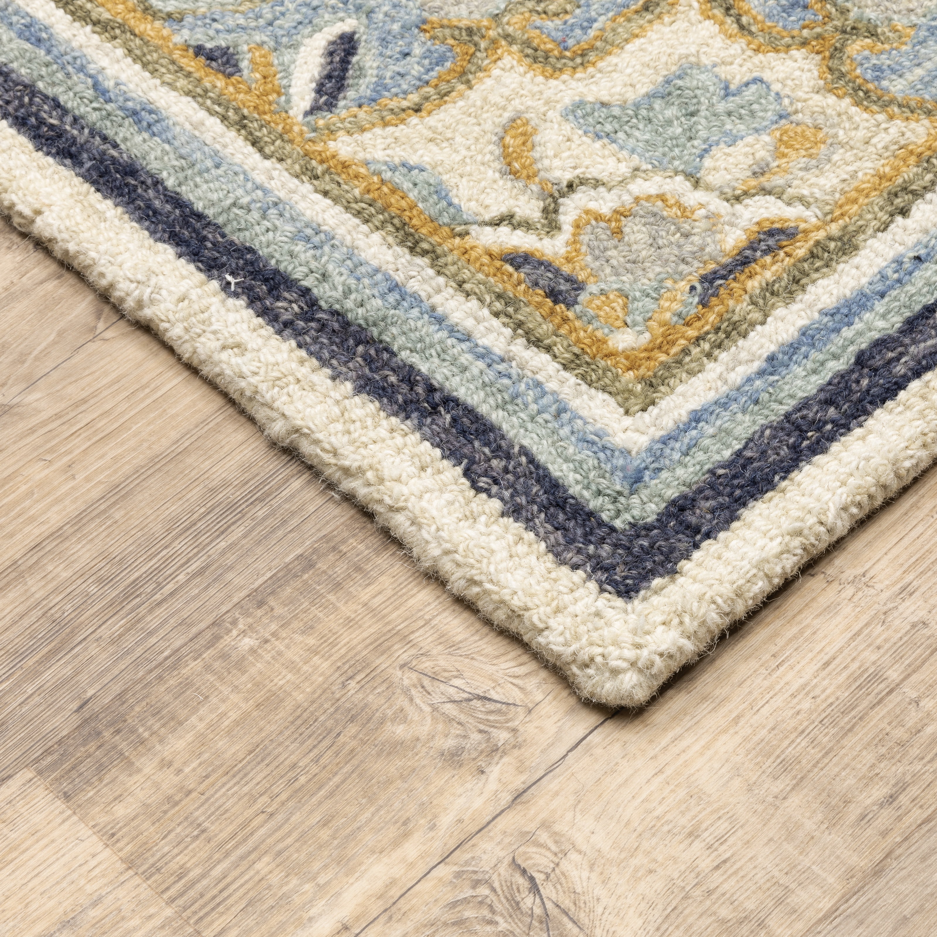 Avalon Home Acadia Medallion Hand-Made Area Rug, 3.51' x 5.51'