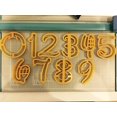 thumbnail image 4 of Number zero to Nine all Numbers in Comic Font Cookie Cutter Set- 10 items- Fast Shipping - Sharp Edges - Exceptional Quality, 4 of 6