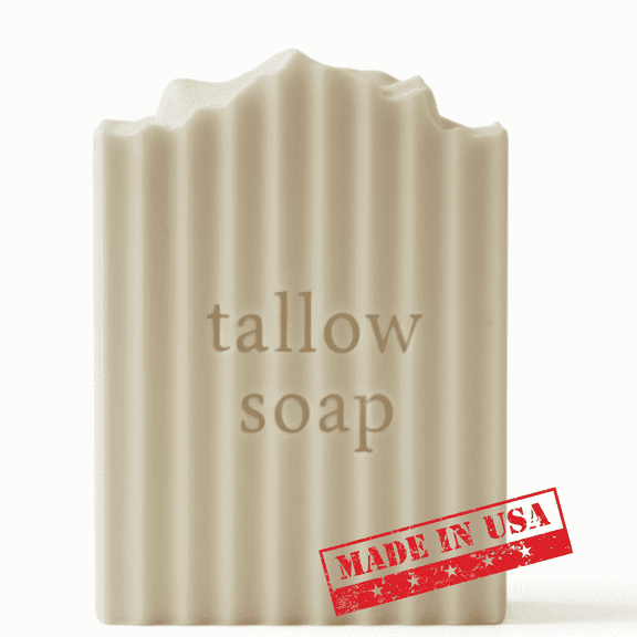 Back2Naturalness Beef Tallow Soap, Unscented Sensitive Skin, 1 Bar