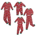 thumbnail image 2 of xiaxaixu Family Matching Pajamas Set Christmas Theme Print Tops Pants Sleepwear, 2 of 8