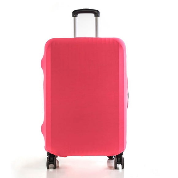 Luggage Cover Stretch Fabric Suitcase Protector Baggage Dust Case Cover Suitable for 18-28Inch Suitcase Case Travel Organizer Rose Pink M