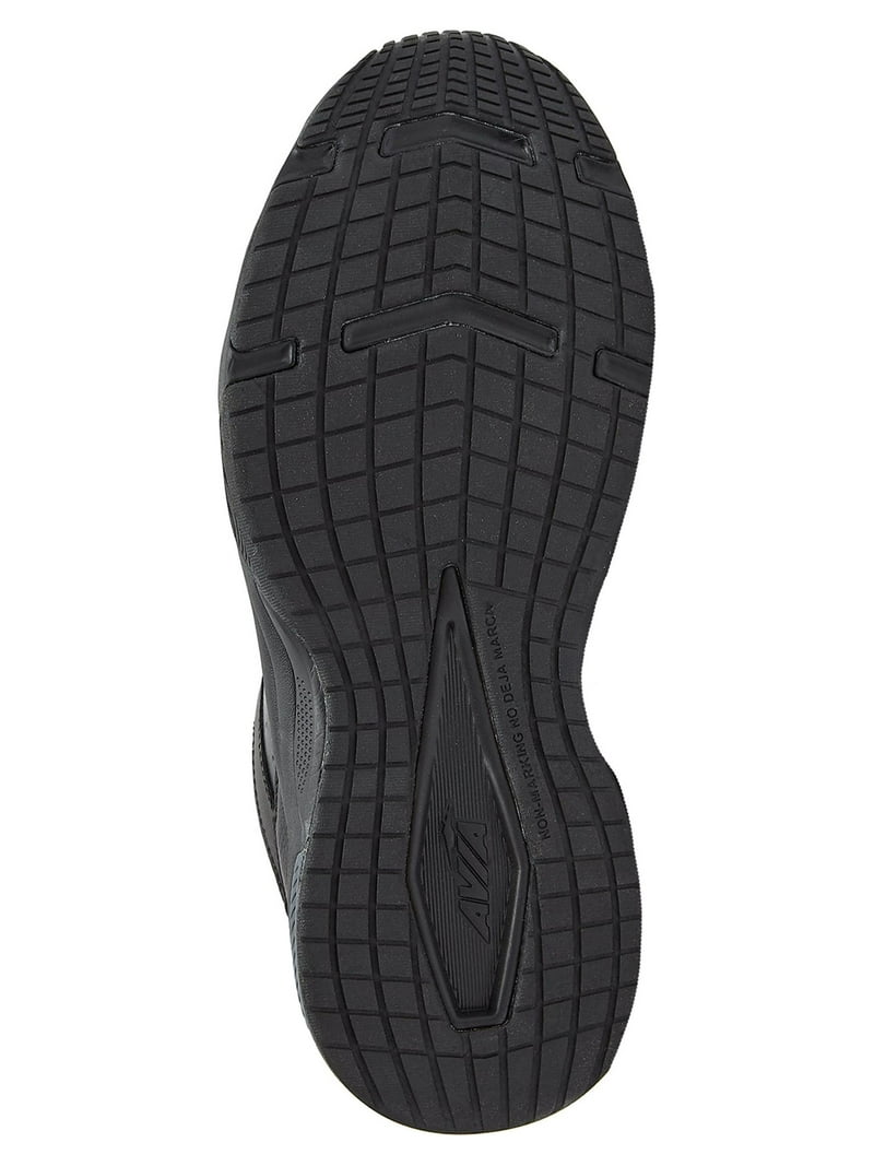 Avia Men's Wide Width Walking Shoe, Lace-up, Memory Foam, Leather