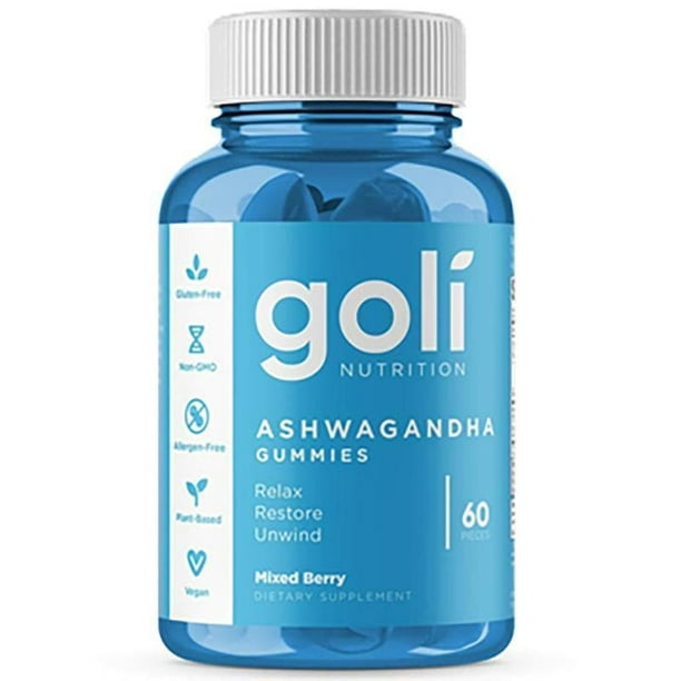 Goli Nutrition - Gélifiés Ashwagandha, 60 Pièces