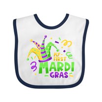 Inktastic My First Mardi Gras-jester Hat Boys or Girls Baby Bib