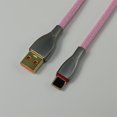 thumbnail image 4 of Conector de aviación tejido tipo C a cable de aviador de teclado mecánico USB (rosa) Tmvgtek Para Estrenar, 4 of 4