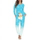 thumbnail image 2 of Conjunto de piezas con diseño navideño para mujer, ropa de dormir informal holgada, jersey de manga larga, ropa de estar por casa, envío directo, 2 of 4
