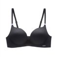 thumbnail image 3 of Ligero Y Pequeño Pecho Reunido Chica Confort Sujetador simple push up Sin Costuras Mujeres Inalámbricas D2142, 3 of 5