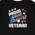 thumbnail image 4 of Inktastic Proud Granddaughter of a Veteran- Veterans Day Girls Long Sleeve Toddler T-Shirt, 4 of 5