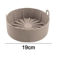 thumbnail image 2 of Olla de silicona para freidora de aire - Accesorios para hornos y freidoras de aire aptos para alimentos | Reemplazo del papel de pergamino inflamable, 2 of 5