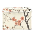 thumbnail image 7 of Yayeee Collapsible Cube Storage Bin with Lid Fabric Closet Decorative Basket with Handles, Light Red Flowers, 7 of 7