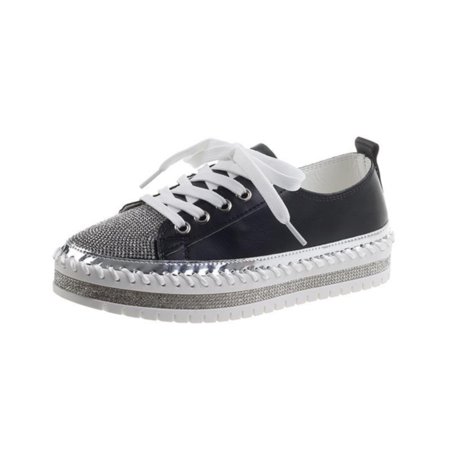 

XIMIN Nonslip Shoes for Ladies Small White Shoes Women s 2024 Diamond Encrusted Shoes With Sequins and Edging Fashion Sneakers