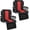 Red, variant on Portable Stadium Seats with Support and Armrest, Folding Bleacher Chairs with and Thicked Cushion, Wide Padded Chair with Cup Holder, Football, Tennis (2, red, Standard)