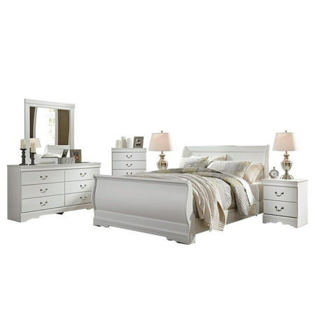 ashley furniture anarasia 6 pc e king sleigh bedroom set w