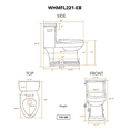 thumbnail image 2 of Magic Flush Eco-Friendly One Piece Single Flush Toilet with  Elongated Bowl, and a 1.28 GPF capacity, 2 of 2