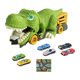 thumbnail image 4 of Camión transportador de dinosaurios devorador de autos Mornei Camión devorador de dinosaurios portátil creativo para 6 autos pequeños y, 4 of 8
