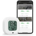 thumbnail image 4 of 2 piezas de termómetro higrómetro Bluetooth, sensor de temperatura de humedad con exportación de datos para iOS Android, alarma, para el hogar, estuche de guitarra, sótano, regalo de Navidad, 4 of 5