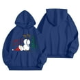 thumbnail image 2 of Merry Christmas Hoodies for Women 2025 Long Sleeve Xmas Snowman Graphic Hooded Sweatshirt with Pockets Pullover Tops, 2 of 4