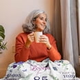 thumbnail image 4 of LHSHID 5th Birthday Gifts for Women Women 85th Birthday Decorations Birthday Blanket Birthday Gifts Ideas for Grandma Mom Sister Wife Friend Aunt Soft Blanket 30"x40", 4 of 7