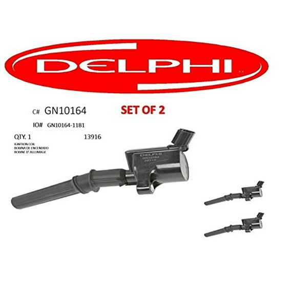 DELPHI GN10164 DG508 Ignition Coil for Ford 4.6L 5.4L V8 CROWN VICTORIA EXPEDITION F-150 F-250 MUSTANG LINCOLN