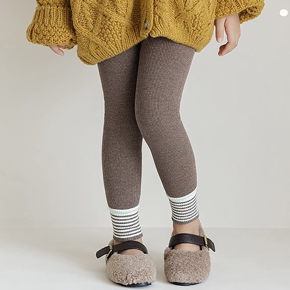 XinLfly Girls' Tights Winter Elastic Warm Pantyhose Children's Bottom Socks And Pant (1-15 Years Old)