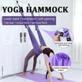 thumbnail image 2 of Adjustable Aerial Yoga Strap Elastic Stretch Door Hanging Yoga Belts Hammock V3R7, 2 of 8