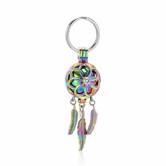 Dream Catcher Cremation Jewelry for Ashes Holder Urn Keychain Pendent for Ashes Urn Memorial Jewelry for Loved One