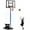 Black, variant on Basketball Hoop Stand 5-9 ft Adjustable, Portable Basketball Goals for Kids Teenagers, Great Outdoor, Backyard, Driveway, Indoor Play, Black