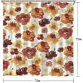 thumbnail image 6 of Fall Shower Curtain for Bathroom 72x72 inch Thankgiving Harvest Pumpkin Autumn Shower Curtain Orange Farmhouse Fall Color Shower Curtains for Bathroom Autumn Bathroom Fabric, 6 of 6