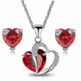thumbnail image 4 of Fashion Heart Pendants Crystal Jewelry, 4 of 5
