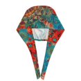 thumbnail image 3 of Kdxio Mandala Colorful Pattern Turban Hat for Women Men Comfortable Adjustable Cleaning Working Cap with Sweatband, 3 of 8