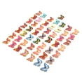 thumbnail image 3 of Wooden Buttons, 50Pcs  Shape Sewing Buttons 2 Holes  For Shoes For Toys For Clothing, 3 of 8