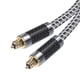 thumbnail image 1 of Cable de Audio Óptico Unique Bargains Fibra Óptica 49.2 Ft Nylon Metal Bañado Oro, 1 of 7