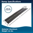thumbnail image 4 of Silver Spring Aluminum Multi-Fold Wheelchair Ramp - 8' Long, 4 of 7