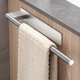 thumbnail image 4 of Toallero sin taladrar Toallero de pared de acero inoxidable plateado cepillado con un brazo S, 4 of 5