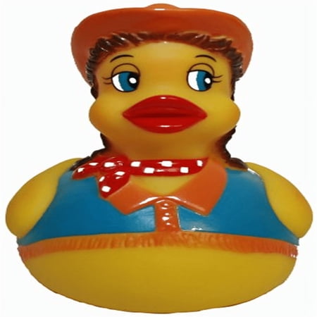 Rubber Ducks Family Cowgirl Rubber Duck, Waddlers Brand Bathtub Toy Rubber Ducks That Float Upright, All Depts. Cowboy Cowgirl Western Themed N Christmas, Health & Personal Care Gift