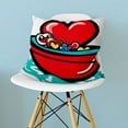 thumbnail image 5 of Xihbxyly Funda de Almohada de San Valentín, Decorativa con Forma de Corazón, Tela Suave y Duradera, Ideal para El Sofá Del Salón, Decoración Navideña Versátil, Fácil de Cuidar, Ideal para Regalar, Ta, 5 of 5