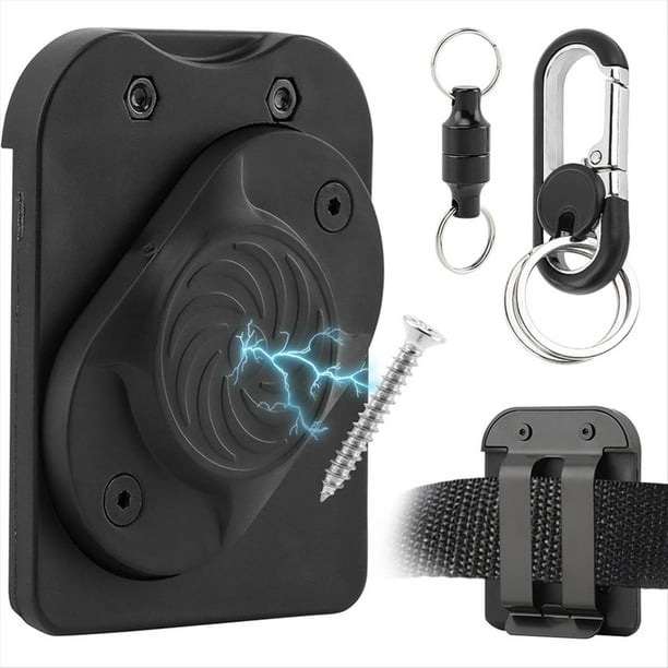 Portaherramientas Magnético con Imán Potente y , con Clip Magnético para Cinturón para Tornillos, Ideal para Electricistas y Fontaneros.