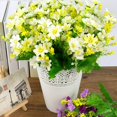 thumbnail image 6 of ZOELNIC 2 Bouquet 28 Heads Artificial Fake Daisy Silk Sunflowers Sun Heads for Wedding Party Flowers Decorations Home, 6 of 8