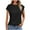 Black, variant on AherBiu Womens Tshirts Cap Sleeve Crewneck Summer Casual Tops Basic Stretchy Comfy Fitted Tees Shirt