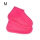 thumbnail image 4 of Kearding 1 par de cubiertas de zapatos de silicona reutilizables S/M/L cubiertas para zapatos contra la lluvia impermeables para acampar al aire Paraguas de lluvia Rosado METRO, 4 of 6
