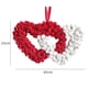 thumbnail image 2 of Fiudx Corona de Corazón para San Valentín, Romántica Decoración de Corazón de Metal Rojo, Brillante Guirnalda de Amor para Bodas, Compromisos, Aniversarios, Fiestas de San Valentín, Diseño Reutilizab, 2 of 2