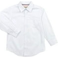 thumbnail image 3 of Leveret Kids & Toddler Boys Long Sleeve Uniform Cotton Dress Shirt Variety of Colors (Size 2-14 Years) (White, 8 Years), 3 of 3