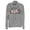 Gray Heather, variant on Junior's Star Wars Flower Logo  Cowl Neck Sweatshirt Gray Heather Large