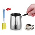 thumbnail image 1 of Turkish Coffee Maker, Coffee Warmer 600ml Stainless Steel Coffee Warmer Butter Warmer Heating Melting Milk for Home Coffee, 1 of 5