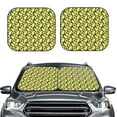 thumbnail image 2 of Fotbe Avocado 2-Piece Car Windshield Sun Shade | Sun Blocker for Car Windshield | Foldable Automotive Interior Accessories for Sun Protection-Small, 2 of 7