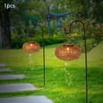 thumbnail image 3 of Art Light LED Solar Cascada Jardín Luz Exterior Decorativo Pequeño Linterna Jardín Patio Decoración Estaca Luz , Con gancho en S Sunnimix Linternas de patio, 3 of 8