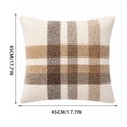 thumbnail image 6 of Christmas Plaid Pillow with Insert 18'', Neutral Tartan Couch Cushion, 2 PC, 6 of 6