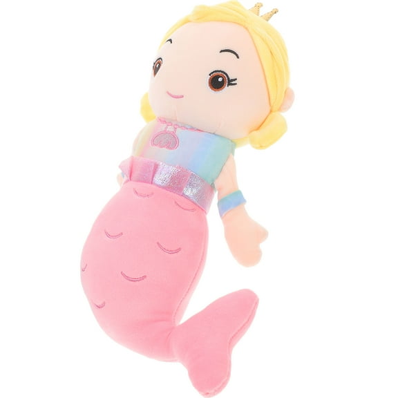UPOUART Soft Plush Mermaid Doll for Kids, 1 Piece Cute Stuffed Animal Toy, Adorable Cartoon Character Home Decor