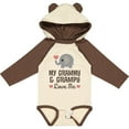 thumbnail image 3 of Inktastic My Grammy and Grampy Love Me Boys or Girls Long Sleeve Baby Bodysuit, 3 of 5